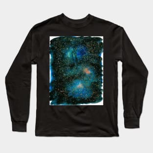 Watercolour Nebula Long Sleeve T-Shirt